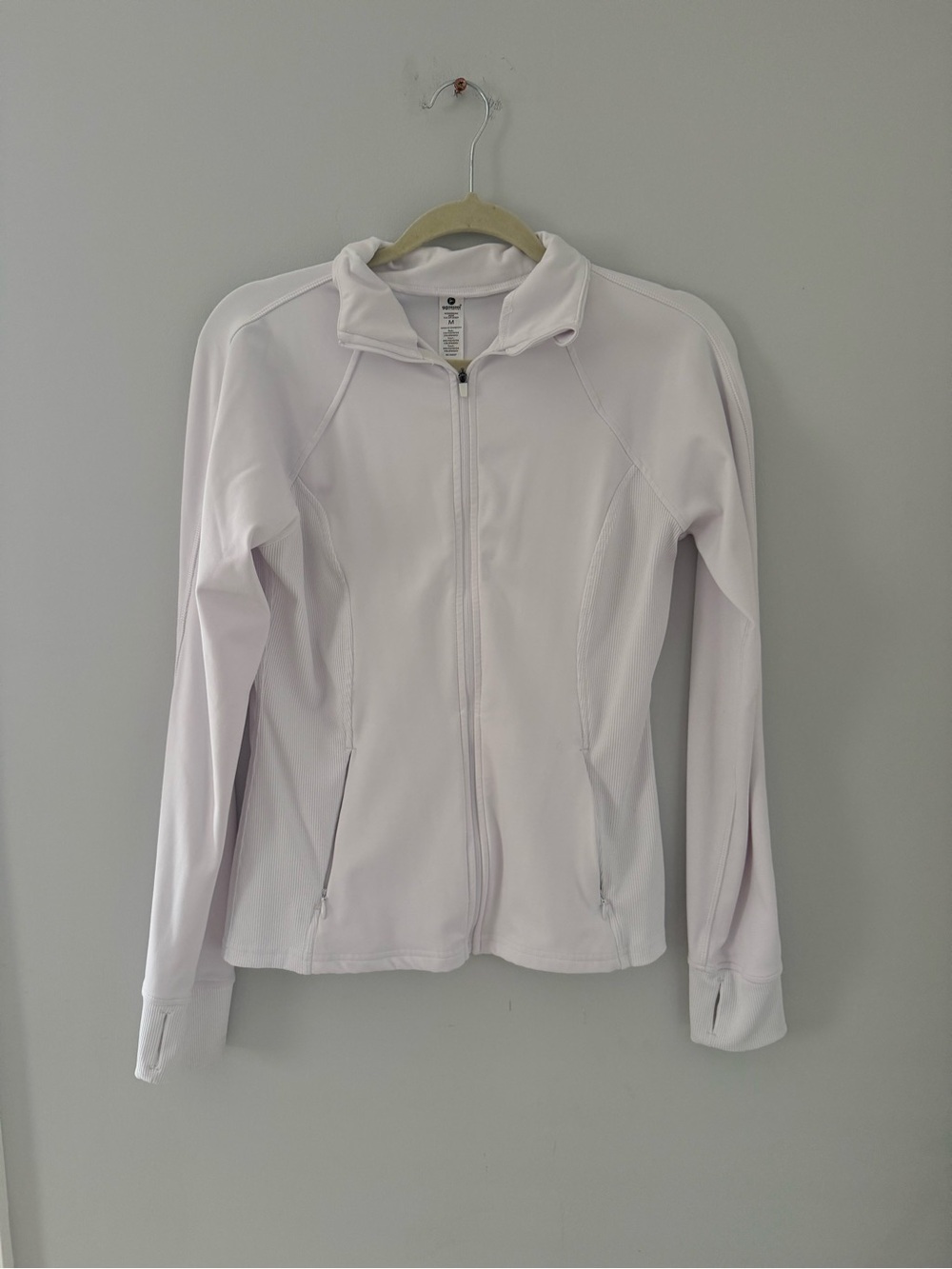 Women’s White Zip-Front Active Jacket